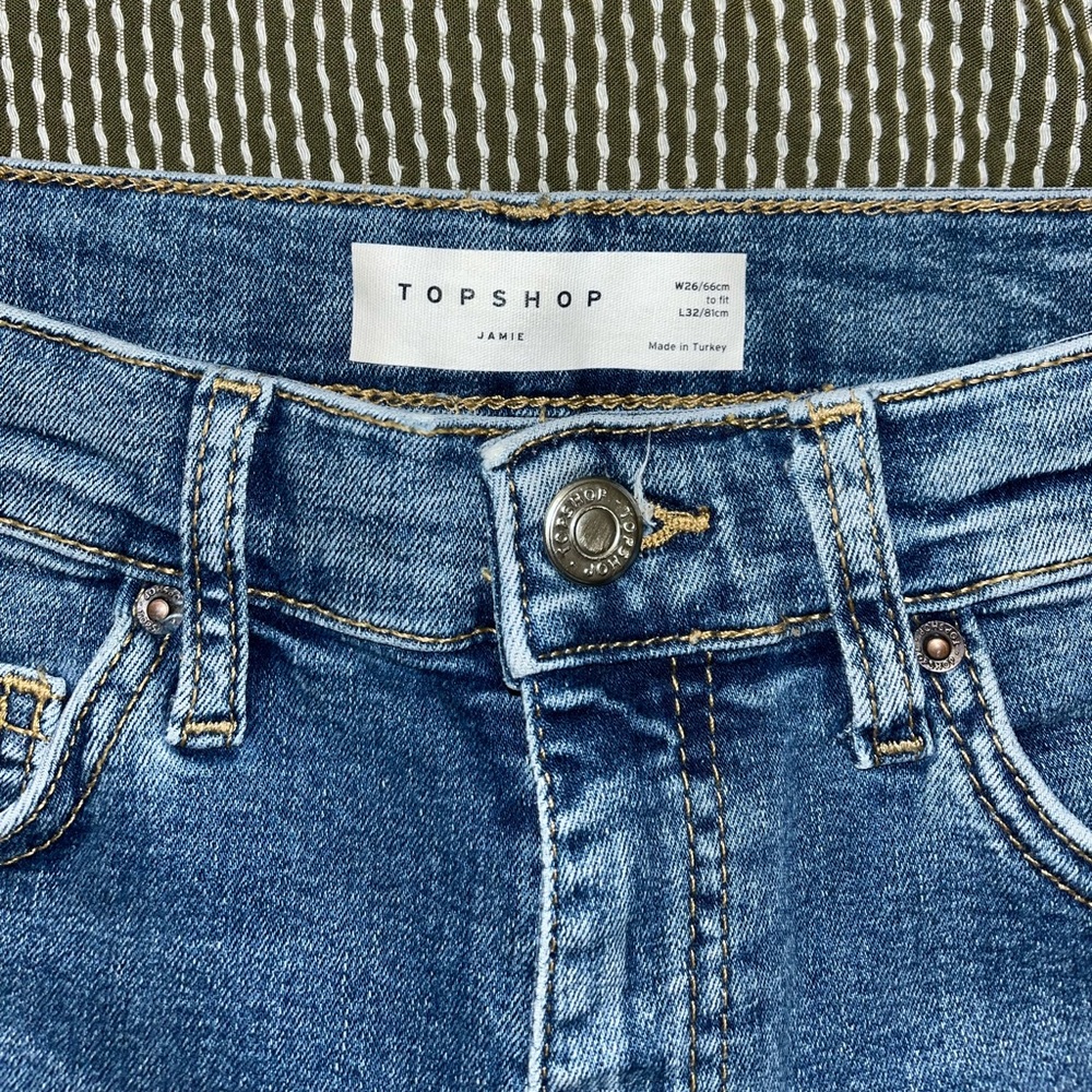 Top shop Jamie jeans, like new